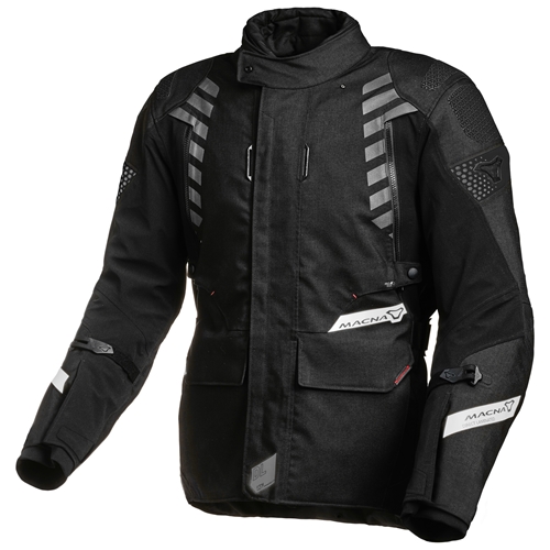 MACNA Ultimax jacket, Textiel motorjas heren, Zwart